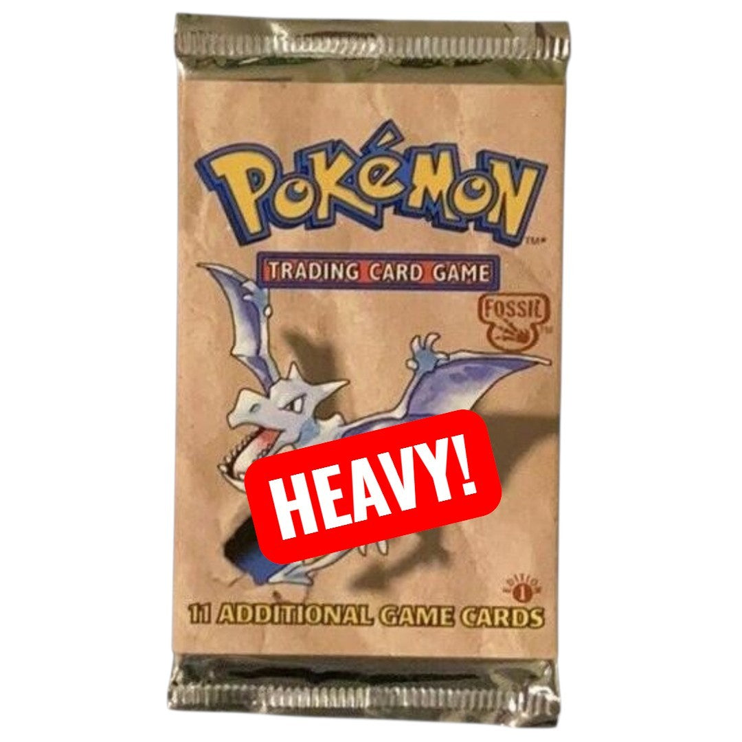 Pokémon TCG: 1st Edition Fossil Heavy Booster Pack