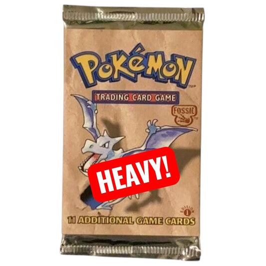 Pokémon TCG: 1st Edition Fossil Heavy Booster Pack